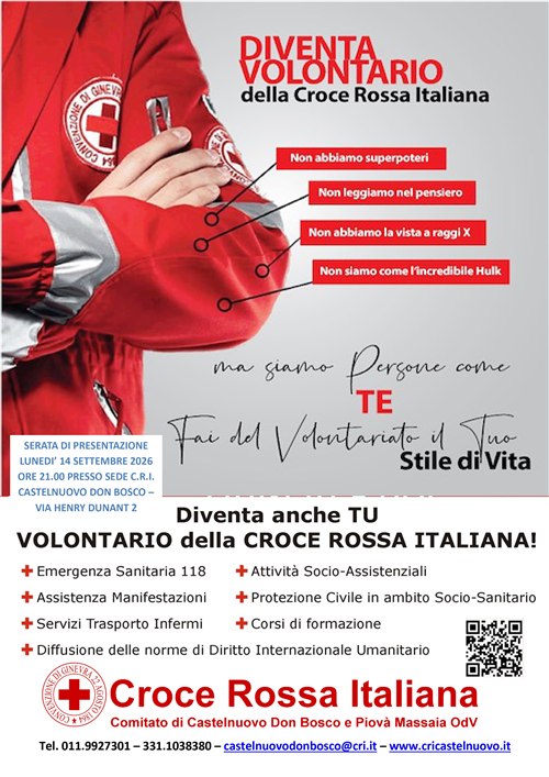 Corso volontari Croce Rossa