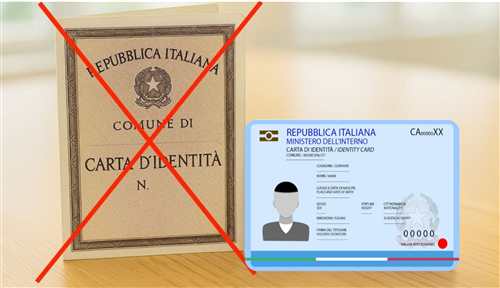 Avviso di scadenza carte d'identità cartacee